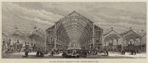 コークでのアイルランド産業展、内部断面図 作： Frank Watkins